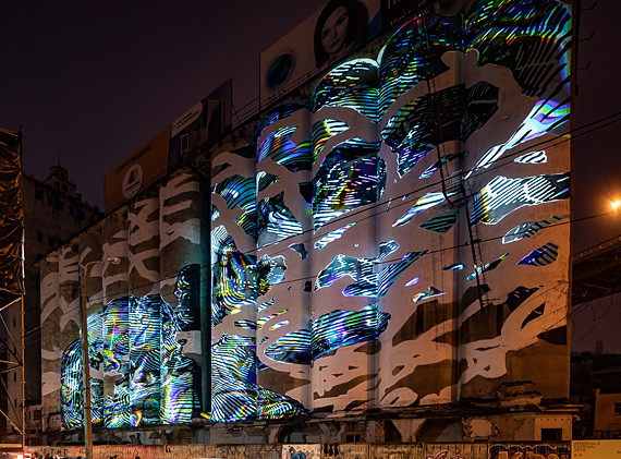 Panasonic и Dream Laser наполнили архитектуру Нижнего Новгорода светом на фестивале Intervals 2019